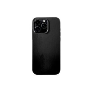LONLI Leather Phone Case for iPhone 16 Pro in Black